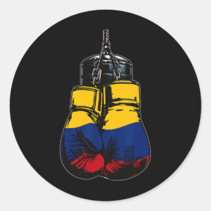 Adesivo Patrimônio Orgulhoso Colômbia Bandeiras de Boxas