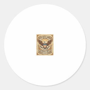 Adesivo Pátrio Águia Americana Vintage Envelhecido