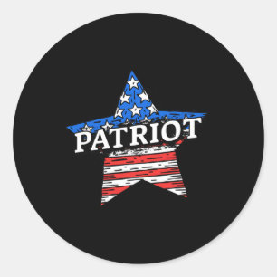 Adesivo Patriota Americano, bandeira estelar Americana, Vi