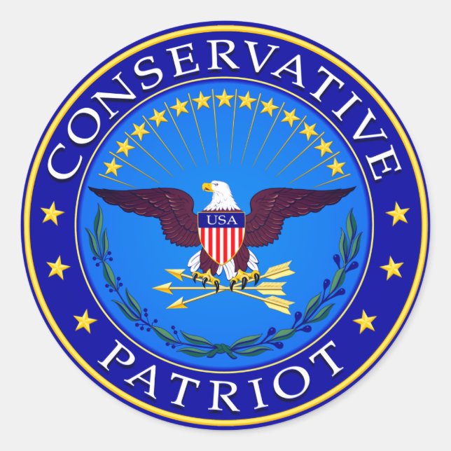 Adesivo Patriota Conservador (Frente)