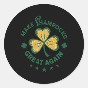 Adesivo Patriota Irlandês-Americano - Faça o Excelente dos