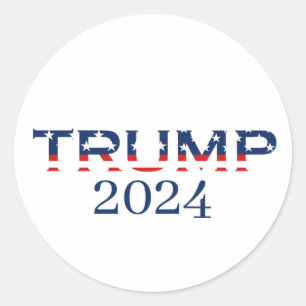 Adesivo Patriotic American Flag Donald Trump 2024
