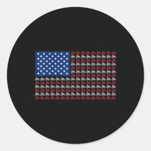 Adesivo Patriotic Farmer 4 De Julho Bandeira Americana Usa