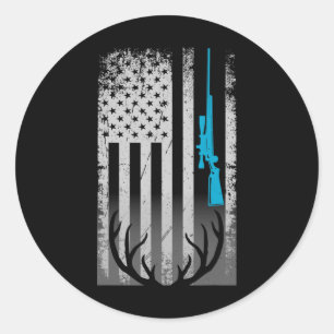 Adesivo Patriótica American Flag Engraçado Caça Amor De