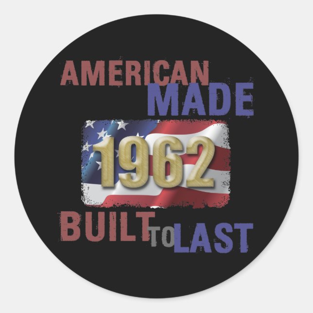 Adesivo Patriótico 1962 60º Aniversário (Frente)