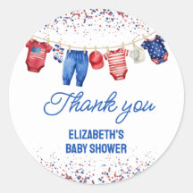 Patriótico Americano Todo Bebê Vermelho Branco e A