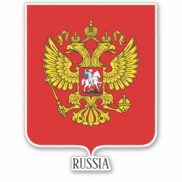 Adesivo Patriótico Da Casaco Nacional De Armas Da Rússia