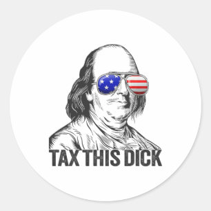 Adesivo Patriótico Engraçado Ben Franklin Fiscaliza Este W