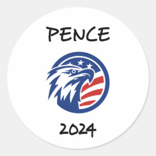 Adesivo Patriótico Mike Pence 2024 Eletion Eagle T-Shirt