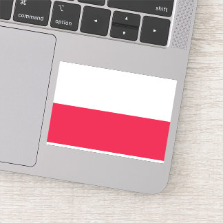 Adesivo Patriótico Polonês Polônia Flag