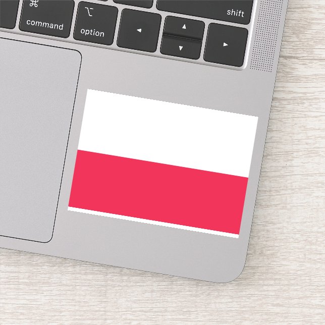 Adesivo Patriótico Polonês Polônia Flag (Detalhe)