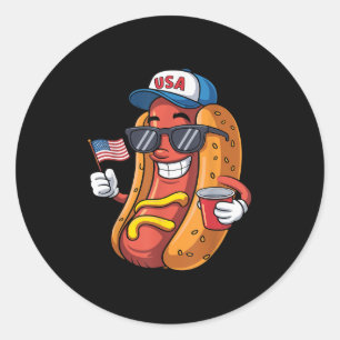 Adesivo Patriótico U Do Mens Hotdog 4 De Julho