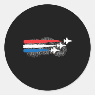Adesivo Patriótico Vermelho Branco Azul Usa Bandeira Jatos