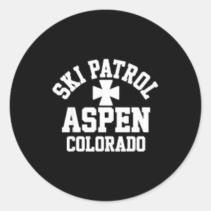 Adesivo Patrulha de esqui aspen colorado esqui & snowb
