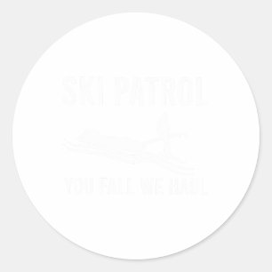 Adesivo Patrulha de Esqui Você Cai Nós