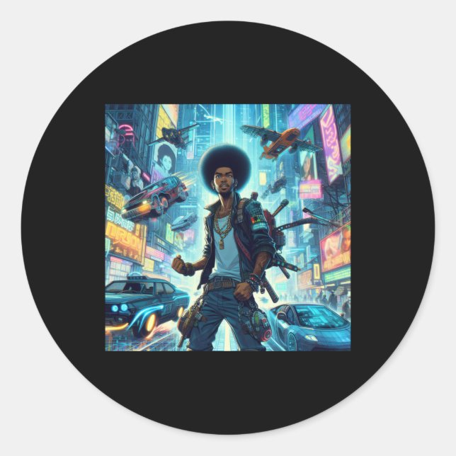 Adesivo Pau 5 da Revolução Afro (Frente)