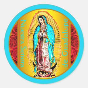 Adesivo Pau clássico da Nuestra Señora de Guadalupe