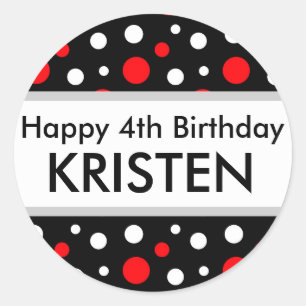 Adesivo Pau de aniversário feliz