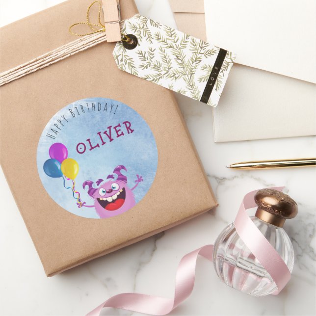 Adesivo Pau de aniversário feliz! (Presentear)