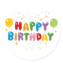 Pau de aniversário feliz