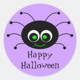 Adesivo Pau de Aranha Feliz Halloween