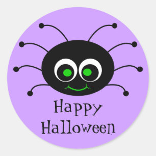 Adesivo Pau de Aranha Feliz Halloween