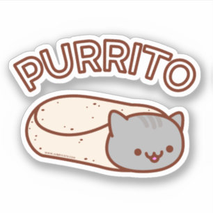 Adesivo Pau de Burrito de Gato PURRITO