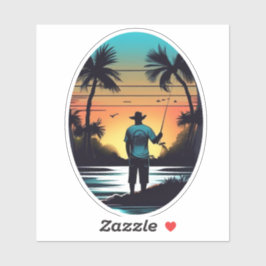 Adesivo Pau de Carro do Pescador