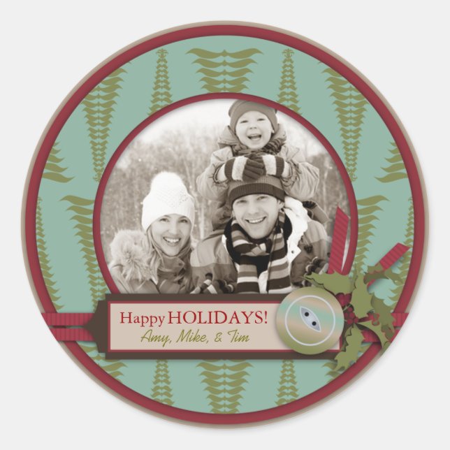 Adesivo Pau de Foto Natal Chic 2 (Frente)