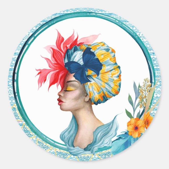 Adesivo Pau de Mulher Africano (Frente)