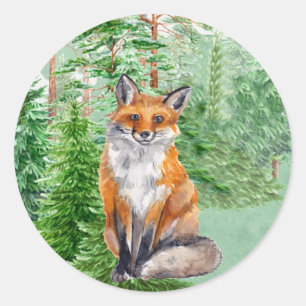 Adesivo Pau de Natal da Woodland Fox