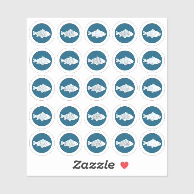 Adesivo Pau de Peixe com Escolha de Refeição (Folha)