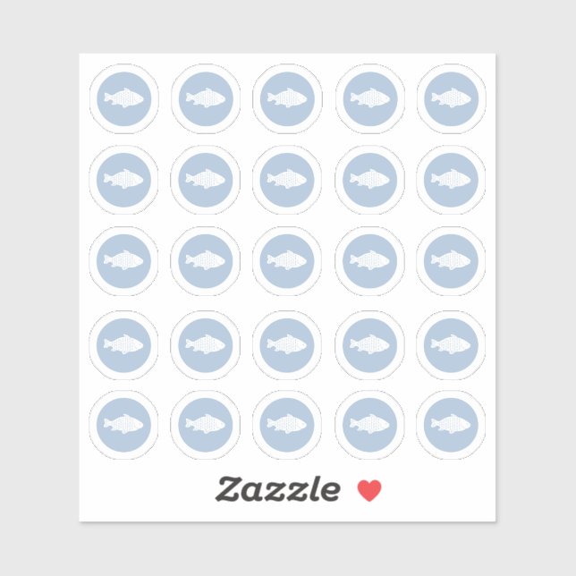 Adesivo Pau de Peixe com Escolha de Refeição (Folha)