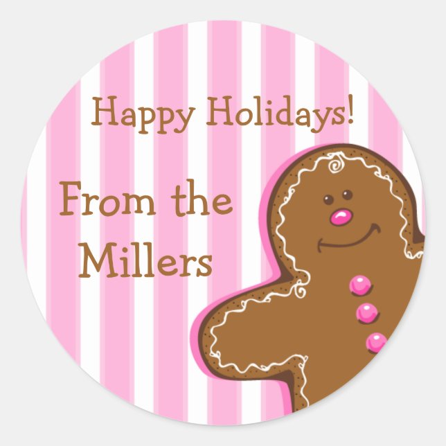 Adesivo Pau de presente personalizado para pão de açúcar e (Frente)