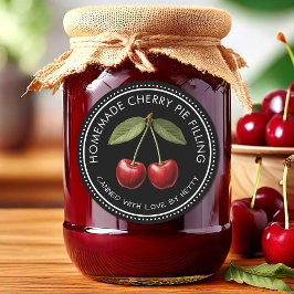 Adesivo Pau de recheio de torta de cereja para receitas ca