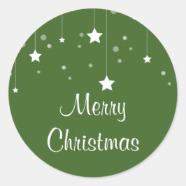 Adesivo Pau redondo clássico de Natal moderno