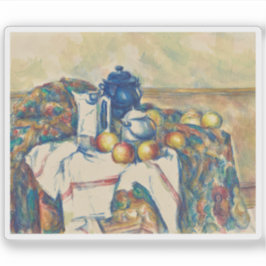 Adesivo Paul Cézanne - A Vida Estática com Pote Azul
