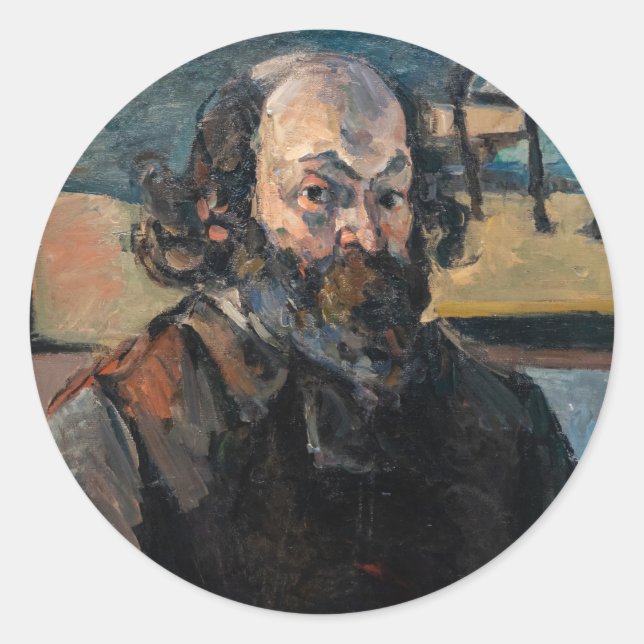 Adesivo Paul Cezanne - Autorretrato (Frente)