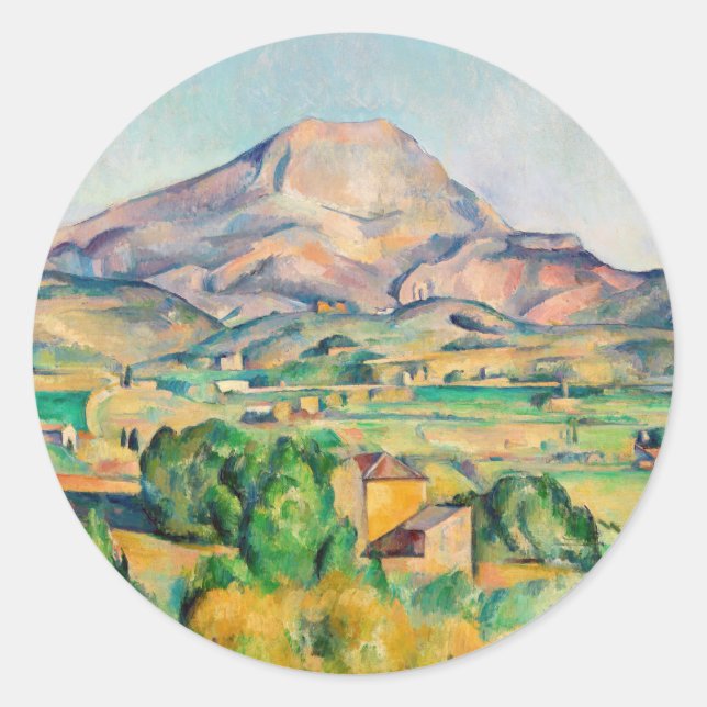 Adesivo Paul Cezanne - Mont Sainte-Victoire (Frente)