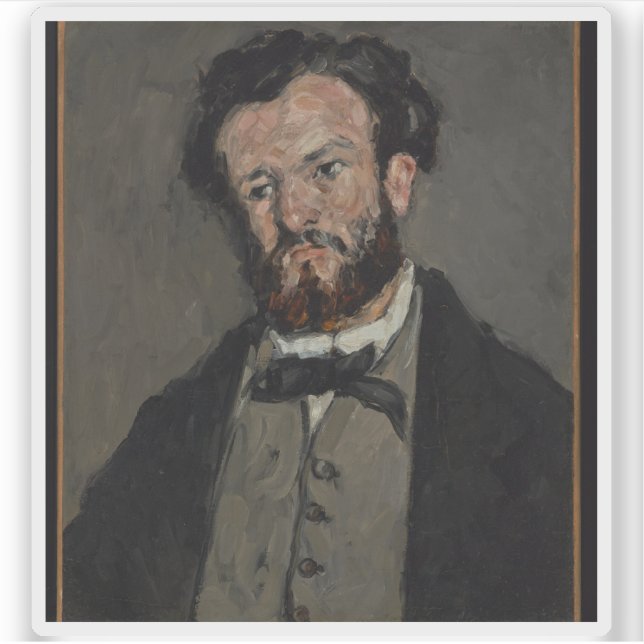 Adesivo Paul Cézanne - Retrato de Anthony Valabrègue (Frente)