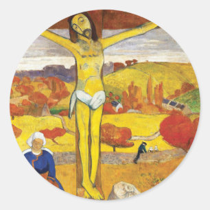 Adesivo Paul Gauguin O Cristo Amarelo Arte Fina Vintage