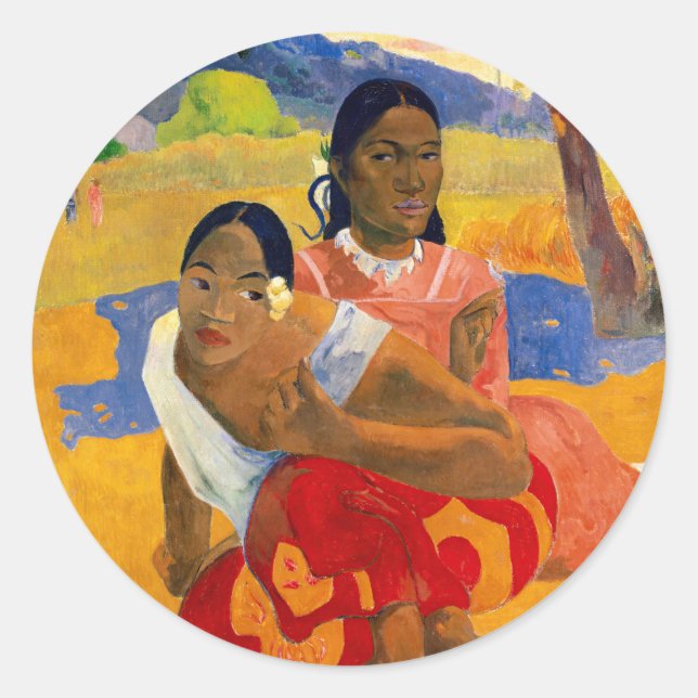 Adesivo Paul Gauguin - Quando Você Vai Casado? (Frente)