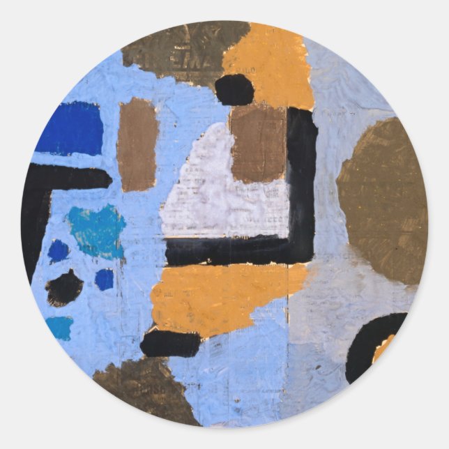 Adesivo Paul Klee Abstrato pintura de arte moderna (Frente)