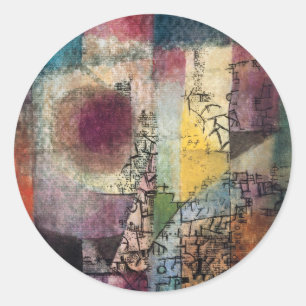 Adesivo Paul Klee Arte Abstrata Cubismo