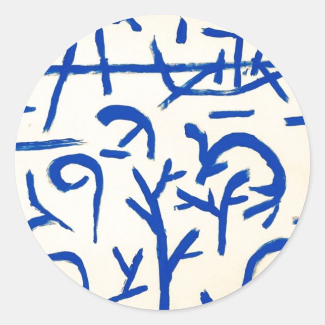 Adesivo Paul Klee: Barcos na Inundação (Frente)