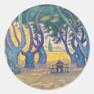 Adesivo Paul Signac - Place des Lices, Saint-Tropez