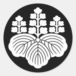 Adesivo Paulownia com 5-7 florescências
