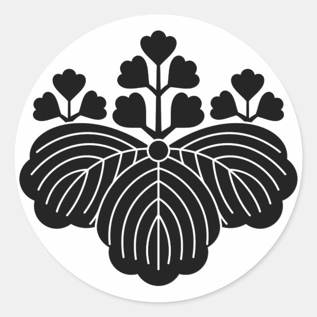 Adesivo Paulownia com florações 5/3 (Frente)
