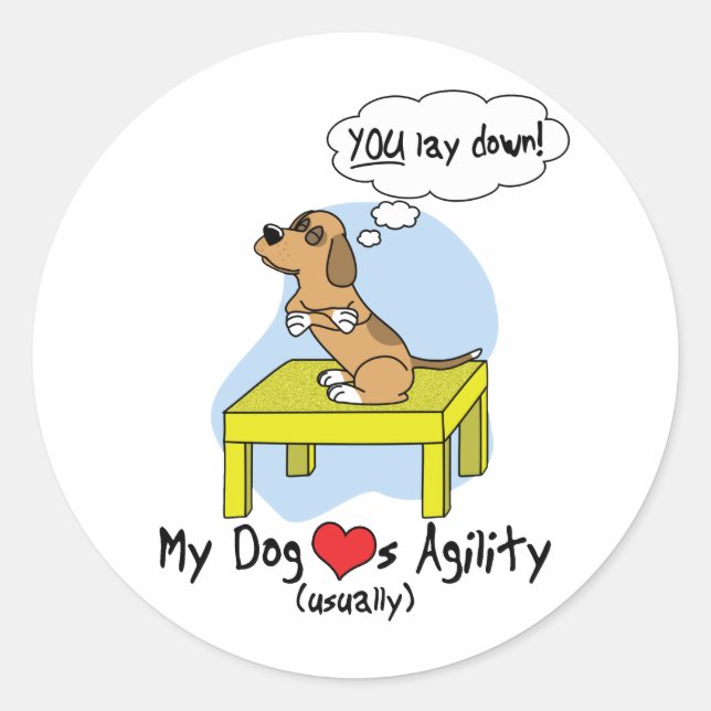 Adesivo Pausar humor de agilidade da Mesa (Frente)