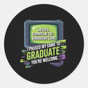 Adesivo Pausou Meu Jogo Para Colar Gamer de 2025 Graduação